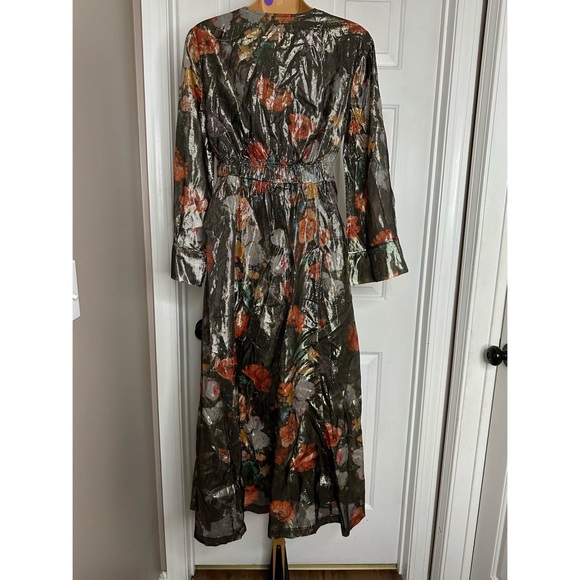 Anthropologie Caballero Deep V-Neck Maxi Dress - Picture 9 of 10